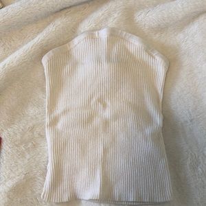 Cream cropped tube top!!